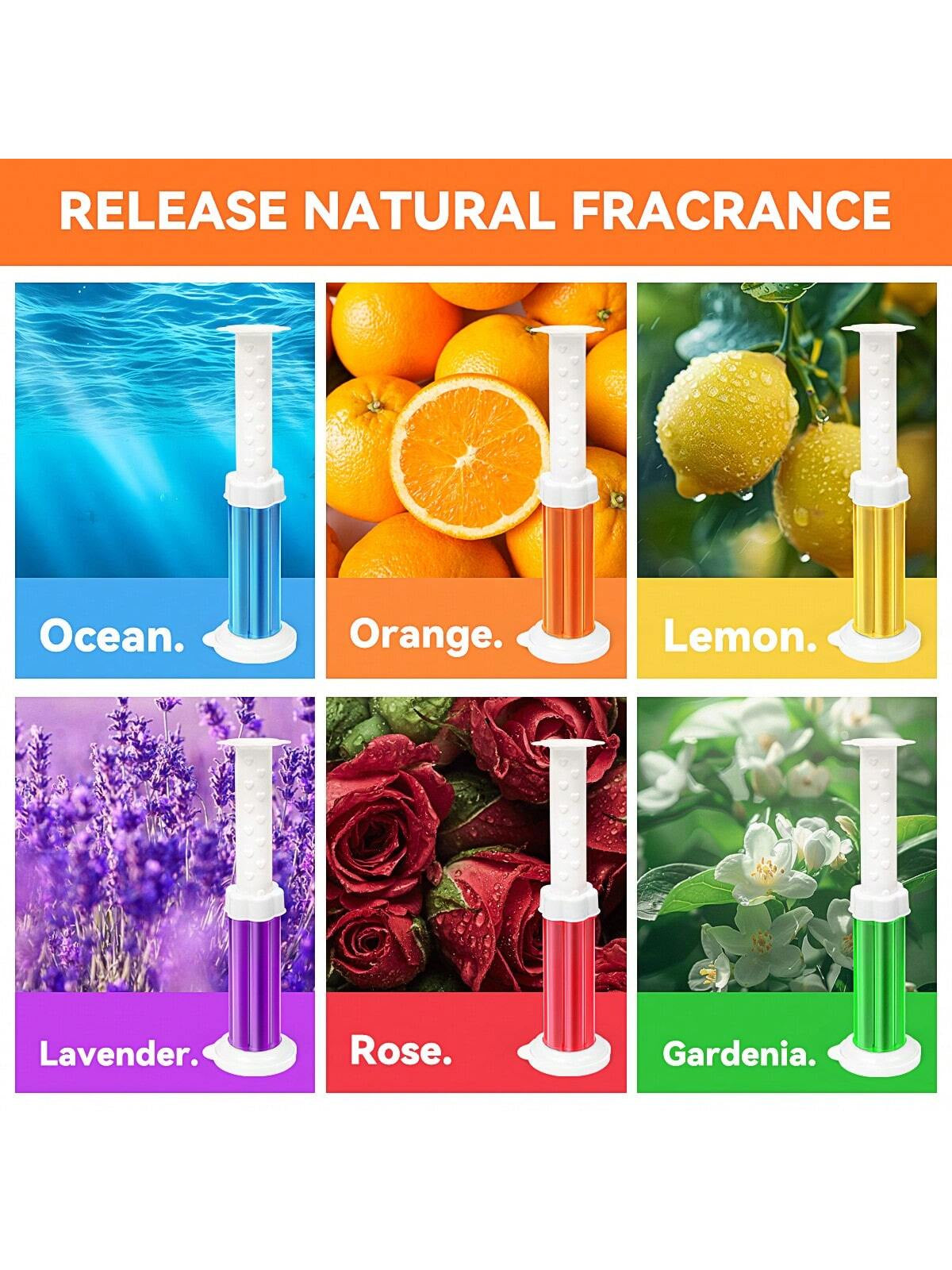 84 Flowers Toilet Cleaner Gel - (6 in 1)Air Freshener, Effective Deodorizer, Long Lasting Fragrance for Bathroom, Toilet Bowl