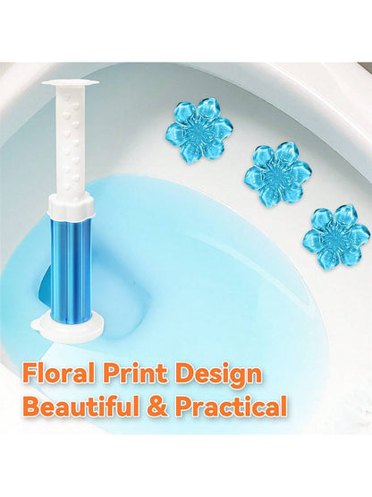 84 Flowers Toilet Cleaner Gel - (6 in 1)Air Freshener, Effective Deodorizer, Long Lasting Fragrance for Bathroom, Toilet Bowl